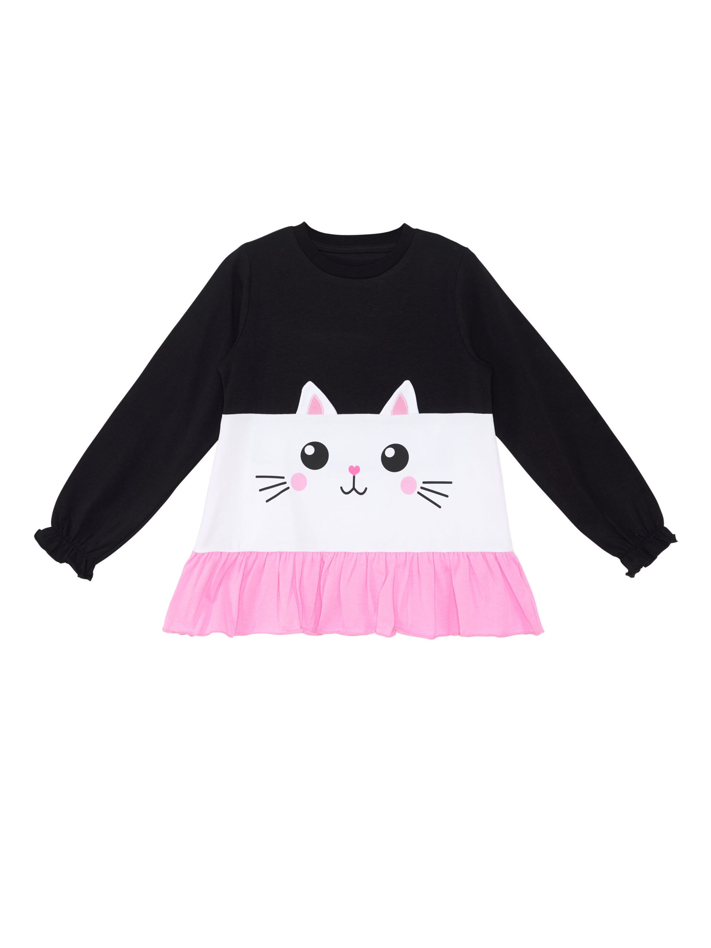 Completo per l'allenamento 'Cat' di Denokids in nero