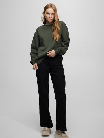 Sweat-shirt Pull&Bear en vert