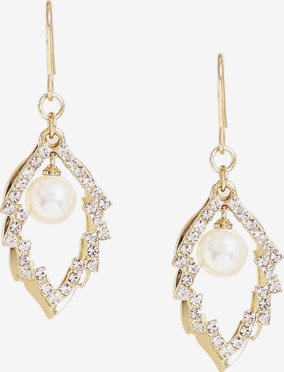 Auskarai ' Brittney ' iš SOHI, spalva – Auksas / sidabrinė / balta, Prekių apžvalga