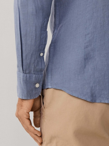 Hackett London Regular Fit Hemd 'ESS' in Blau