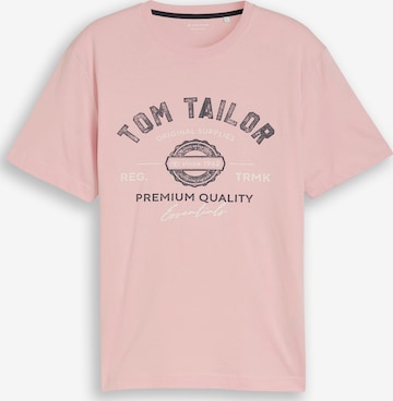 purpurinė TOM TAILOR Marškinėliai: priekis