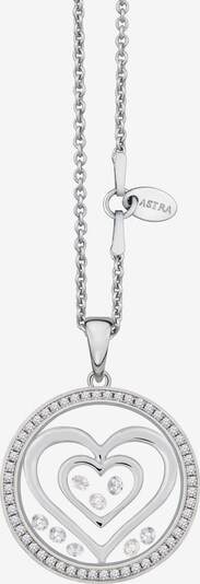 Astra Kette mit Anhänger DOUBLE HEART in silber, Produktansicht