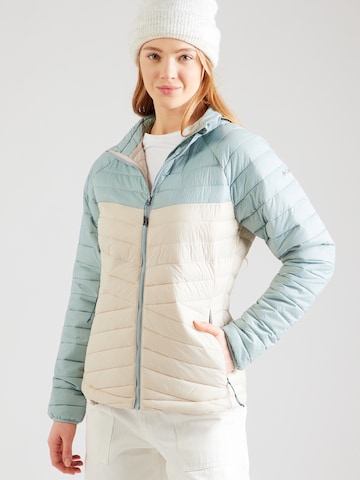 COLUMBIA Outdoor jacket 'Powder Pass' in Grey: front