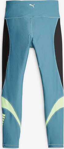 PUMA Skinny Sportbroek in Blauw