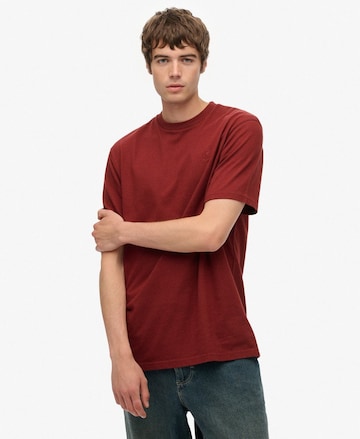 T-Shirt Superdry en rouge : devant