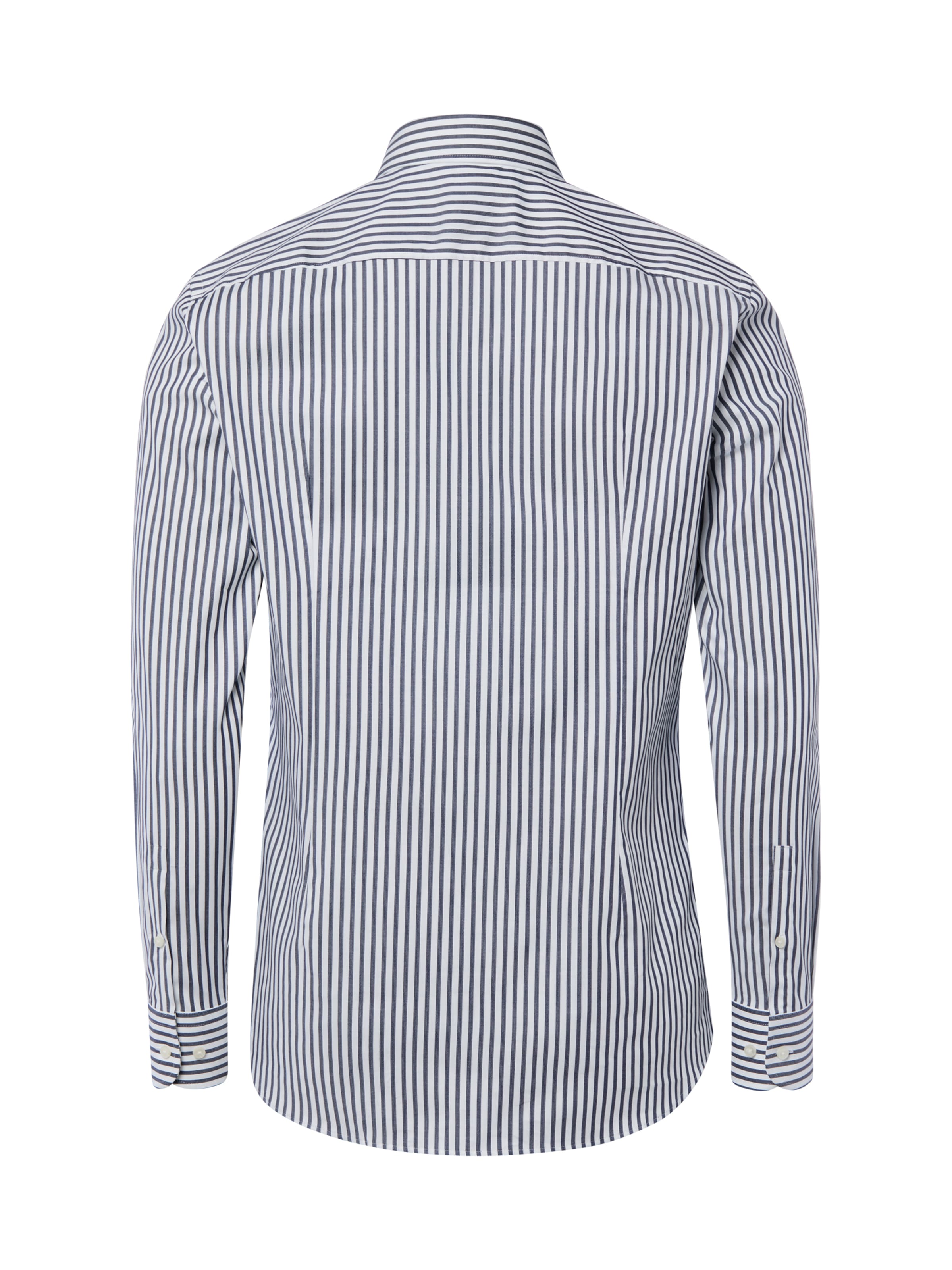 BOSS Slim fit Overhemd 'HANK' in Blauw