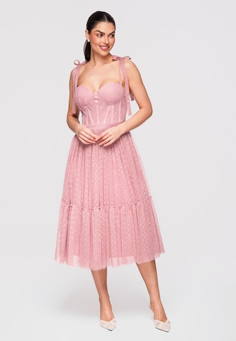 Ombre Abendkleid in Pink