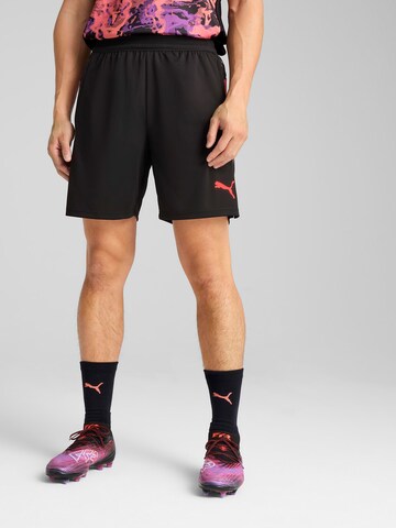 PUMA - regular Pantalón deportivo 'IndividualCUP' en negro: frente