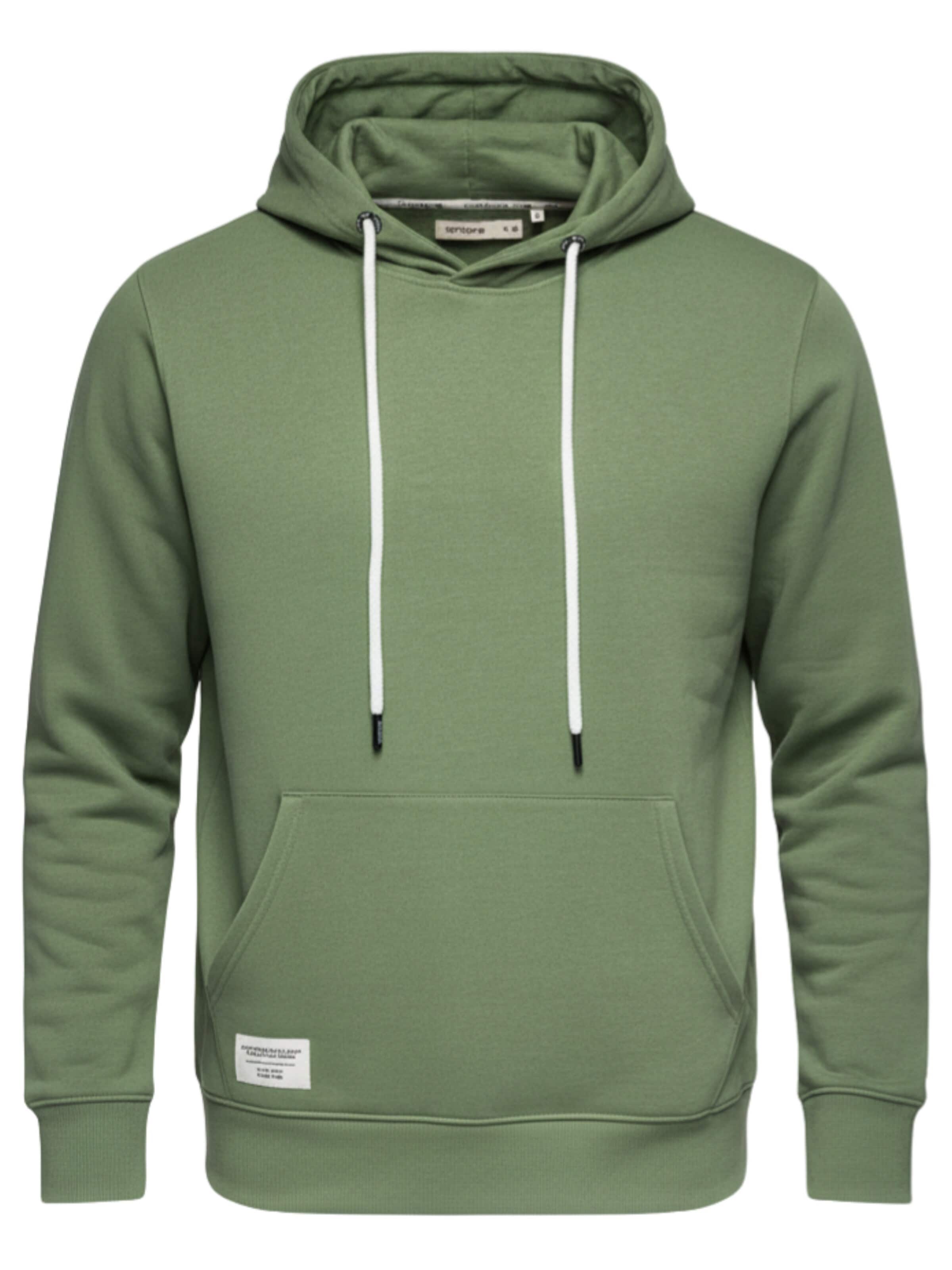 Sweat-shirt Ombre en vert : devant