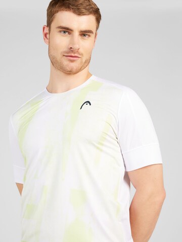 HEAD - Camiseta funcional 'PADEL' en blanco