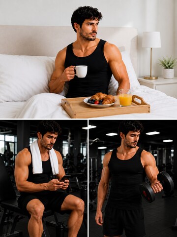 NERS Undershirt 'Luxe' in Black