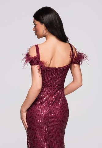 Ombre Evening dress in Red