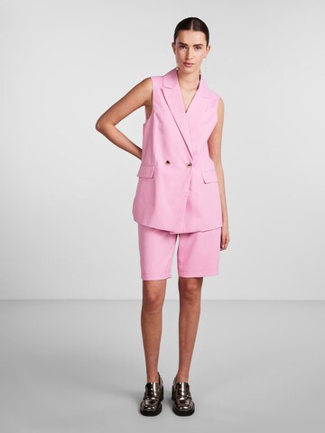 PIECES Suit Vest 'Tally' in Pink