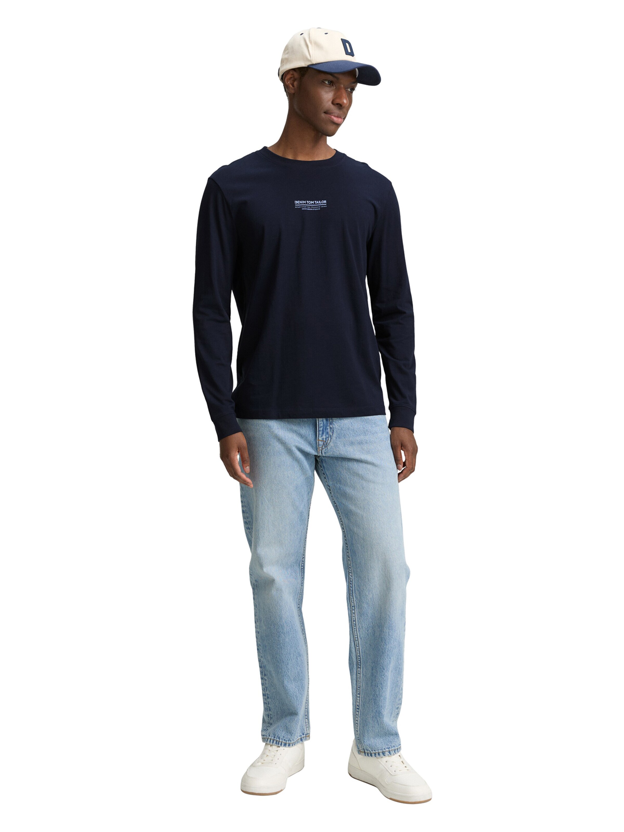 Maglietta di TOM TAILOR DENIM in blu