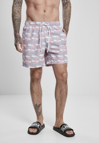 Urban Classics Swimming shorts in Grey: front