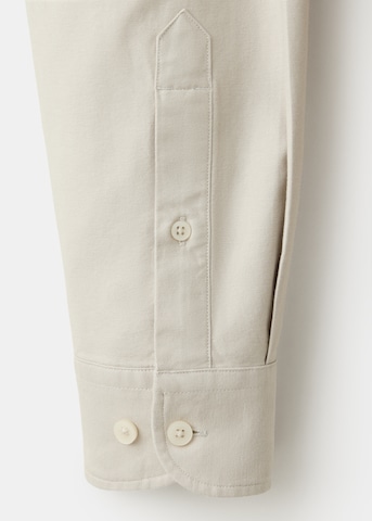 MANGO MAN Regular fit Overhemd in Beige