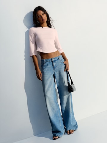 Bershka Póló - rózsaszín