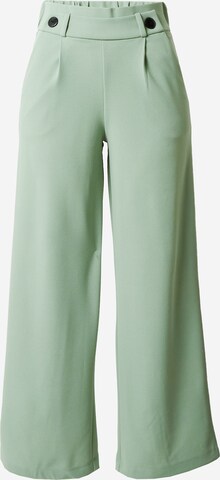JDY Pleat-Front Pants 'Geggo' in Green: front