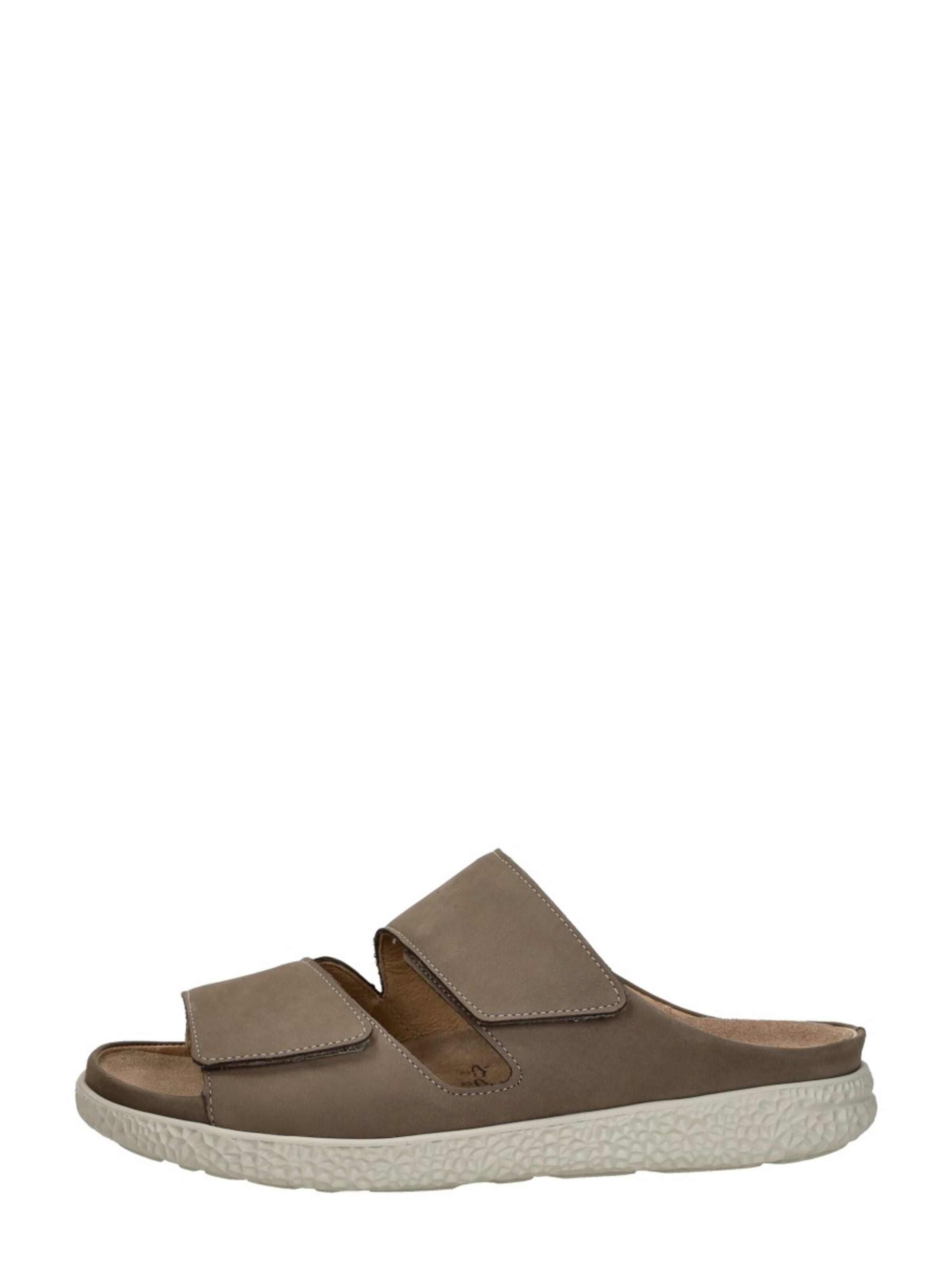 Pantoufle 'Groove Natural' Hartjes en gris : devant