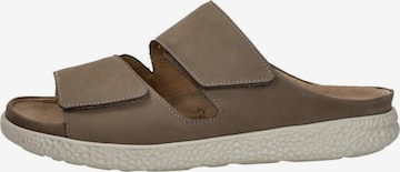 Pantoufle 'Groove Natural' Hartjes en gris : devant
