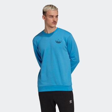ADIDAS ORIGINALS Sweatshirt in Blauw: voorkant