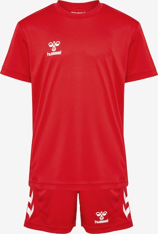 Hummel Tracksuit in Red: front