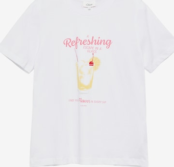 s.Oliver Shirt in White: front