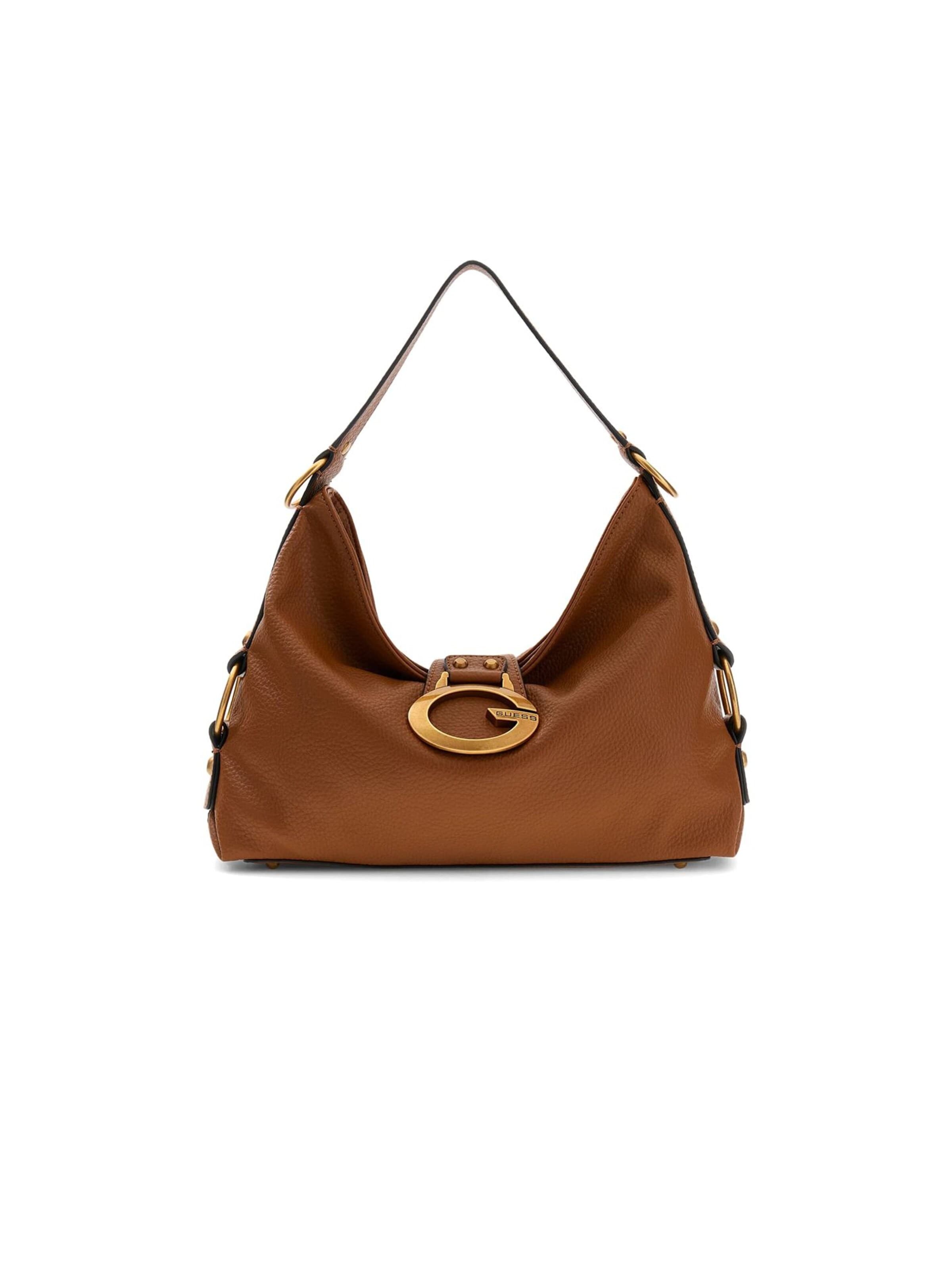 GUESS Schultertasche‌‌‌‌‌ in Braun: Vorderseite