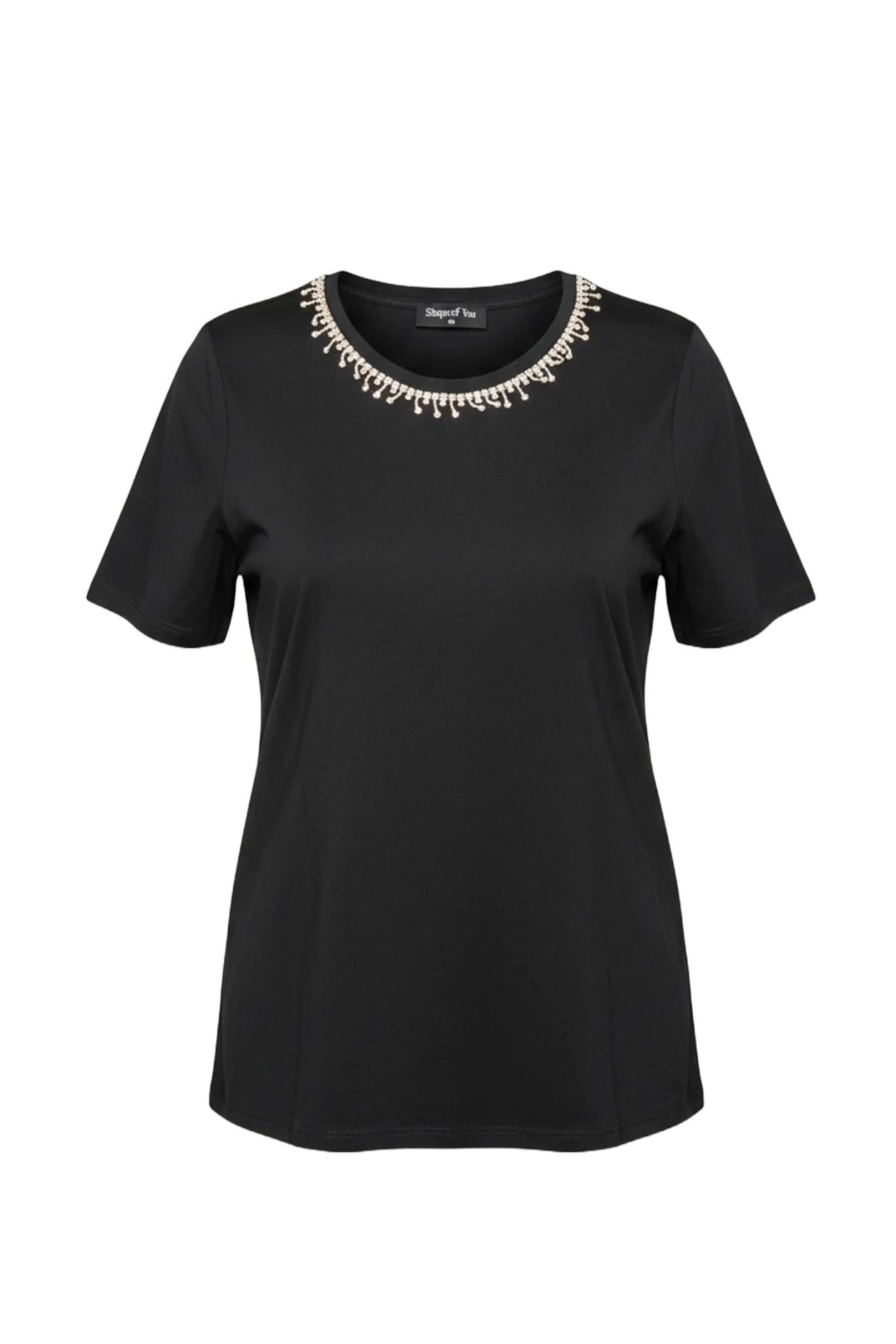 Shape Of You Shirt in Zwart: voorkant