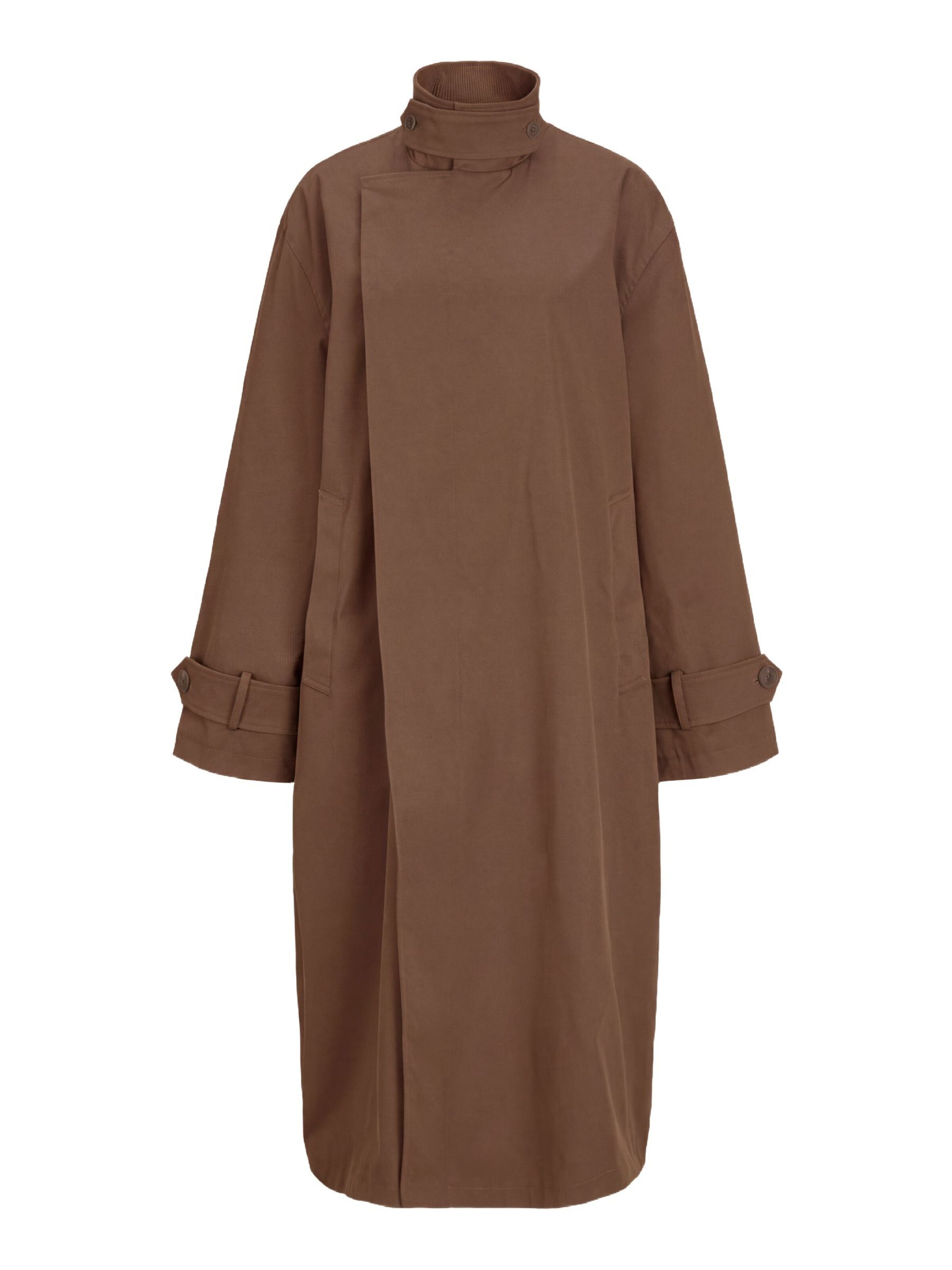 Manteau mi-saison JJXX en marron : devant