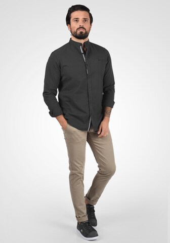 !Solid Slim fit Button Up Shirt in Grey