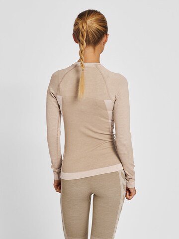 Maglia funzionale di Hummel in beige