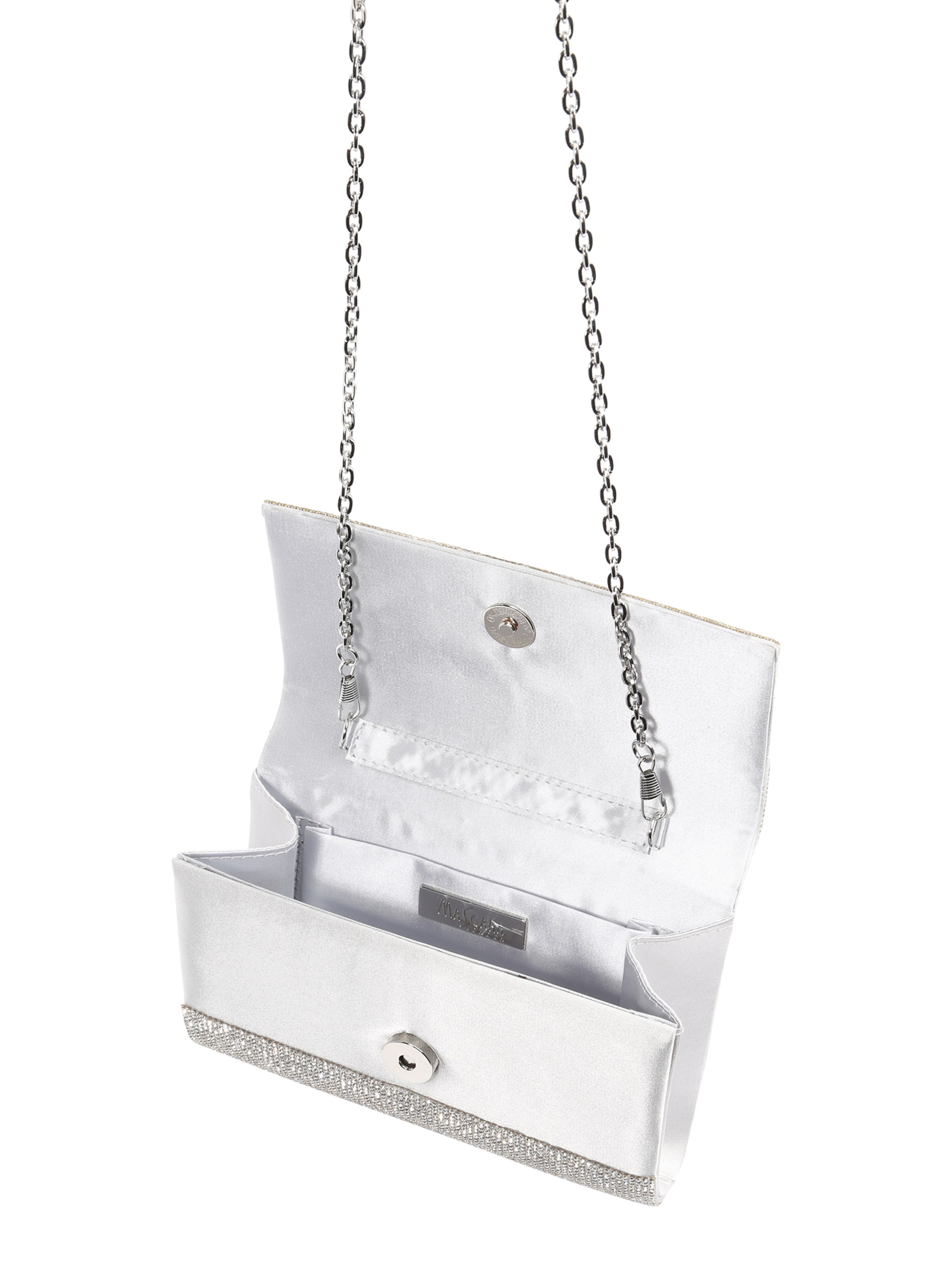 mascara Taška cez rameno 'DIAMOND FOLD' - Strieborná