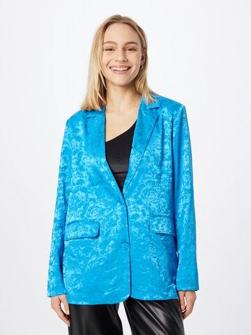 Y.A.S - Blazer 'Retrieve' em azul: frente