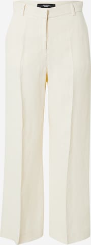 Pantalon à plis Weekend Max Mara en beige : devant