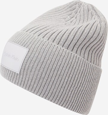 Bonnet Calvin Klein en gris : devant