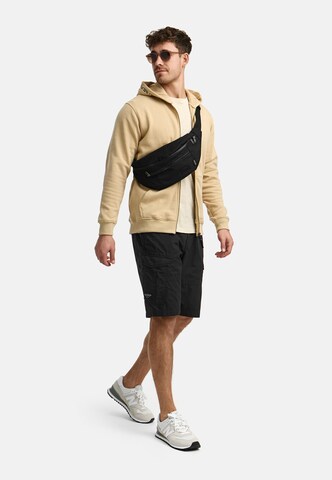 INDICODE JEANS Regular Cargo Pants 'Dreier' in Black