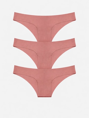 Panty 'Leafletic Women’s Low Rise Hipsters Brief' di LEAFLETIC in rosa: frontale