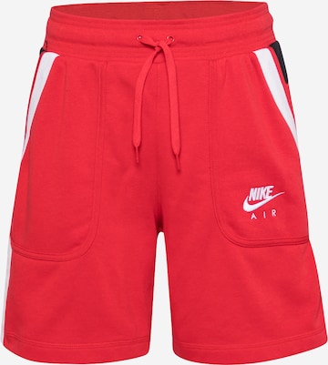 Nike Sportswear - regular Pantalón en rojo: frente