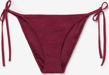CALZEDONIA Bikinihose 'CRINKLE WAVES' in Rot: Vorderseite