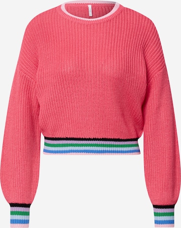 ONLY Sweater 'OTILIA' in Pink: front
