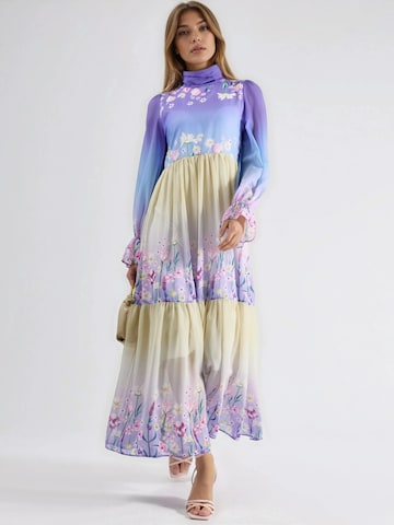 MSN Collection Jurk in Lila: voorkant