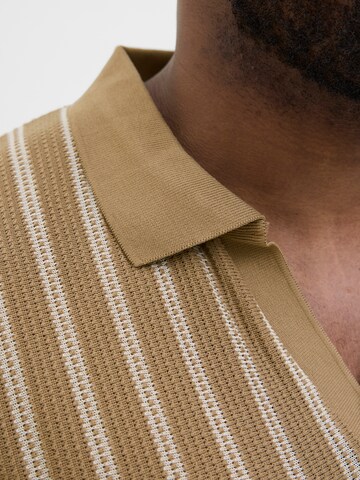Jack & Jones Plus Shirt 'JPRBLuharry' in Beige