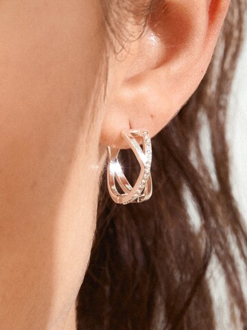 Pilgrim Earrings 'Kira' in Silver