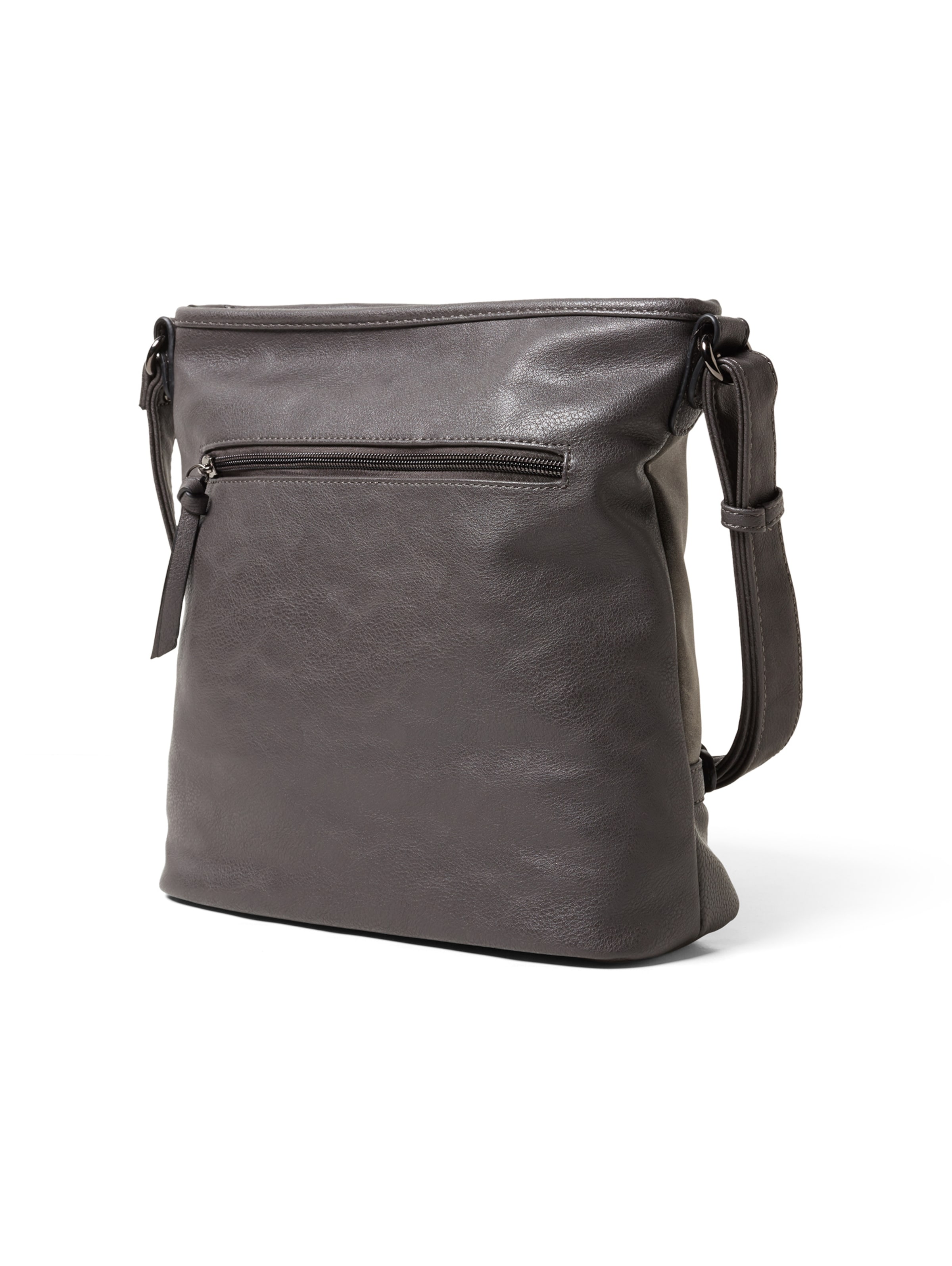 TOM TAILOR Axelremsväska 'Juna' i grå