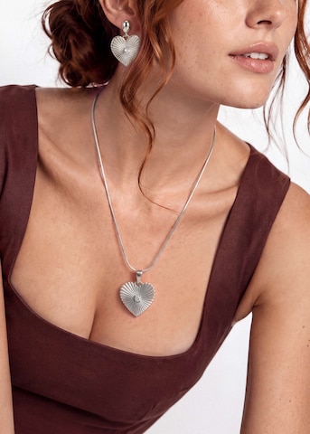 PURELEI Ketting 'Sleeky' in Zilver