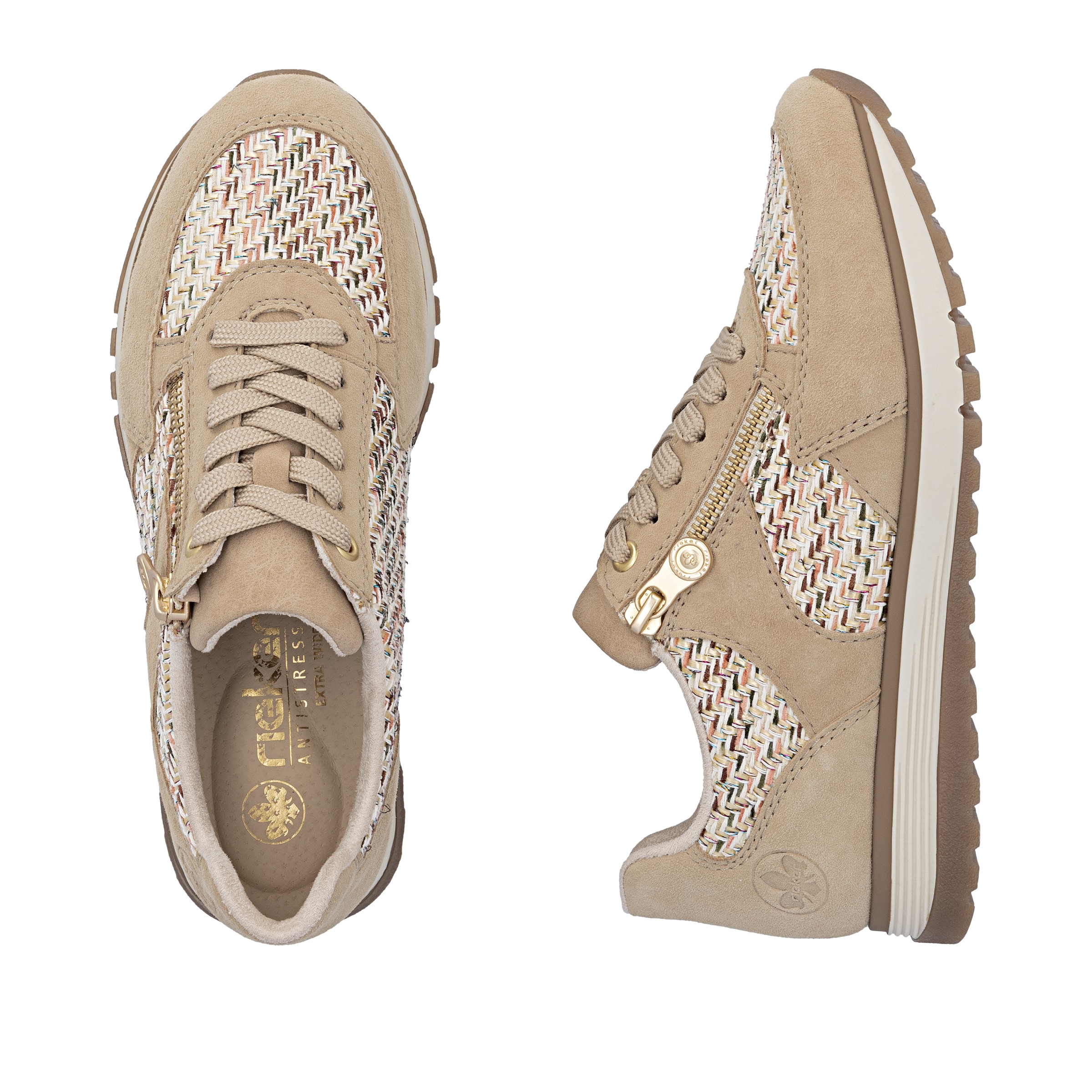 Rieker Sneakers '49010' in Beige