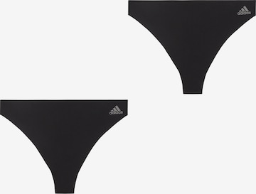 ADIDAS SPORTSWEAR Athletic Underwear ' THONG ' in Black: front