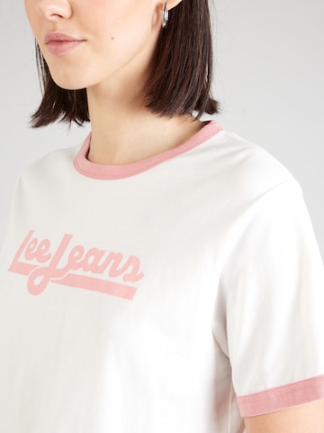Lee T-Shirt  'RINGER TEE' in Pink