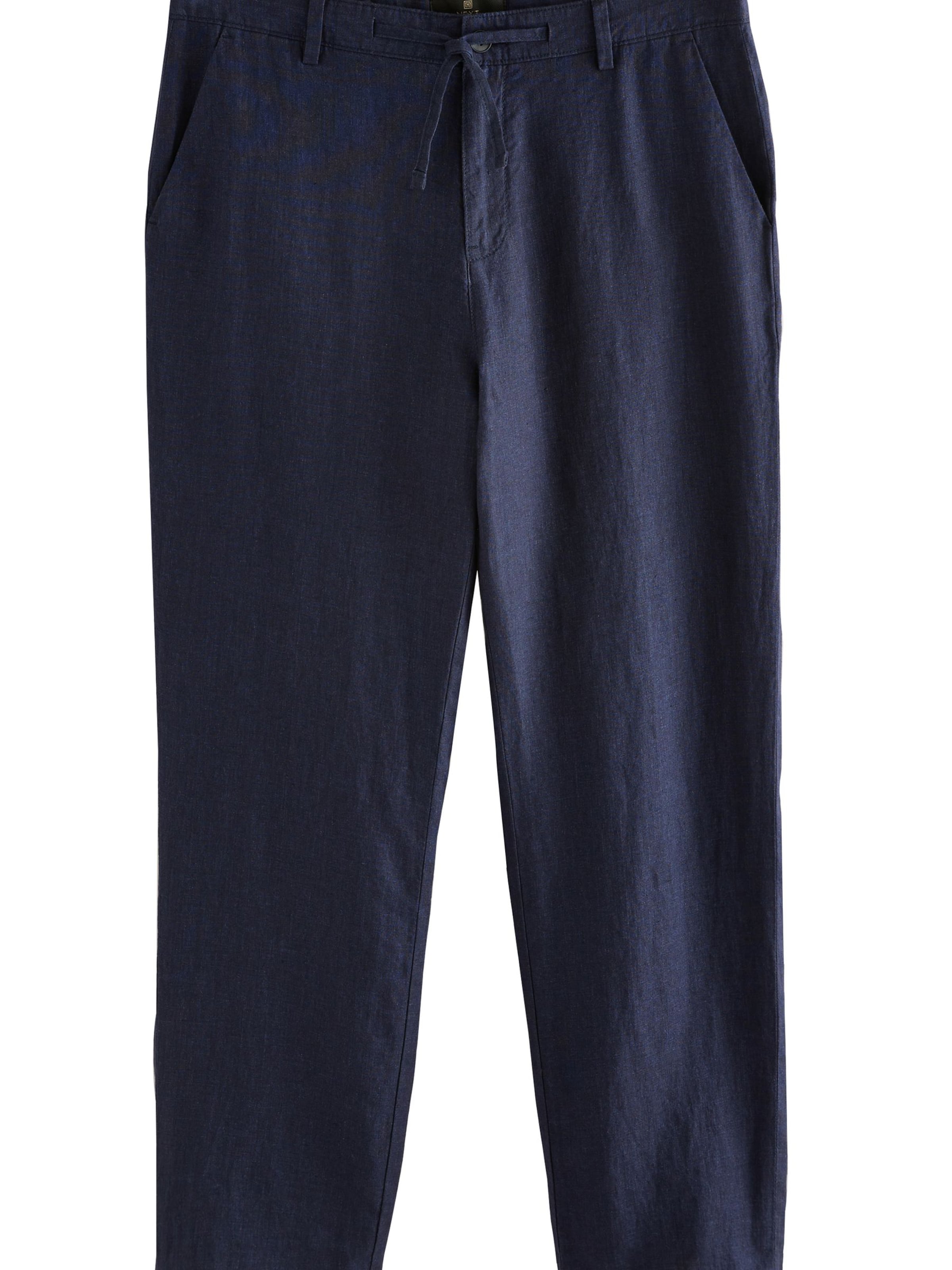 Largi Pantaloni eleganți de la Next pe albastru: față